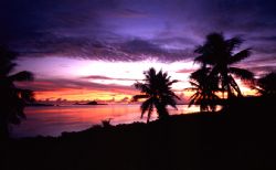 'SUNSET in PARADISE' Pohnpei from The Village. D100; 1-70... by Rick Tegeler 